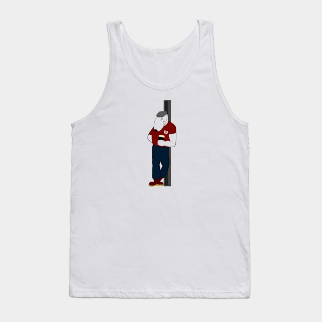 Bull Terrier Skinhead Tank Top by natalpae